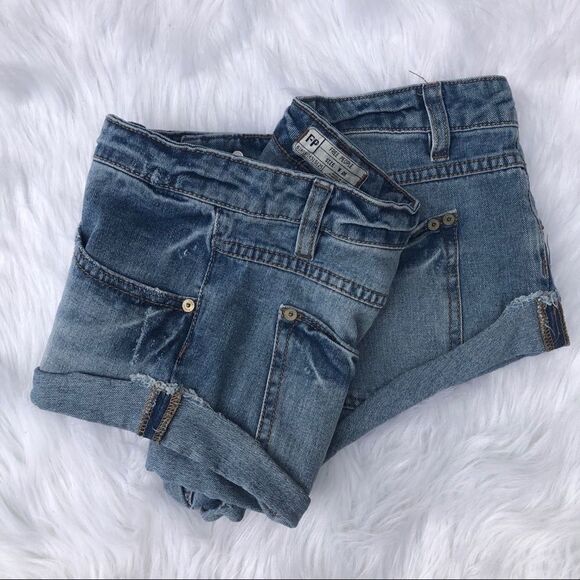 Free People Irreplaceable Distressed Cutoff Shorts - Picture 6 of 7